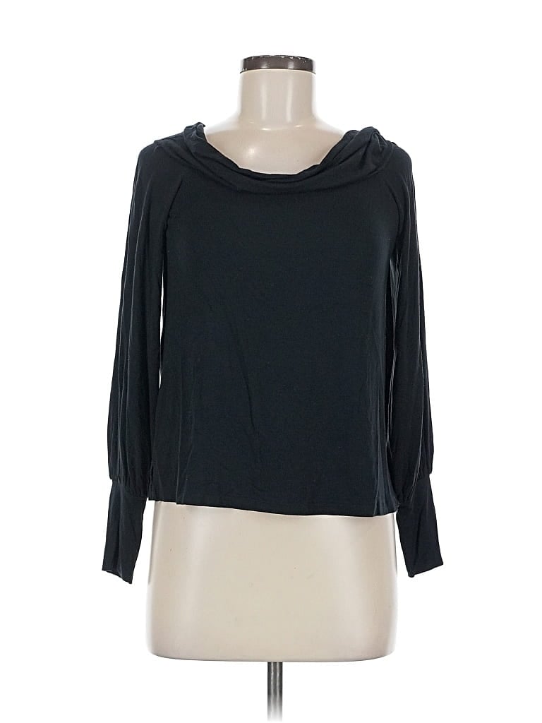 Pre-owned Abercrombie & Fitch 3/4 Sleeve T-shirt In Black