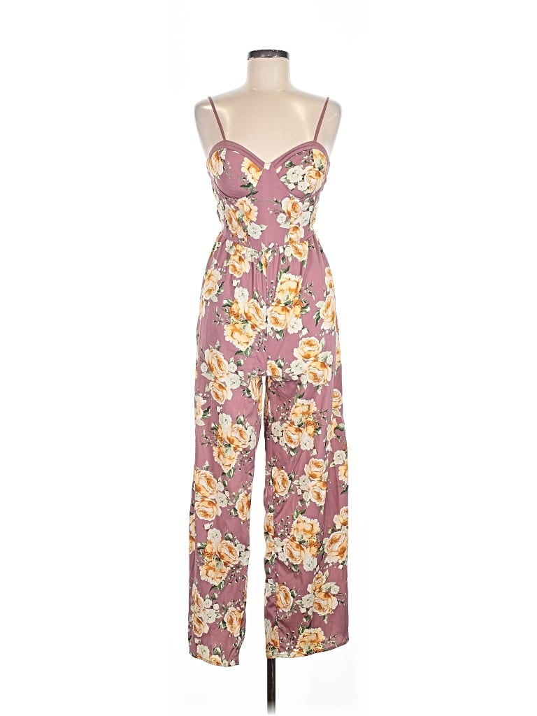 Pre-owned Band Of Gypsies Jumpsuit In Purple