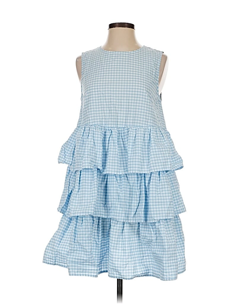 Pre-owned Who What Wear Casual Dress In Blue