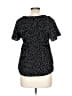 Urban Romantics 100% Polyester Polka Dots Black Short Sleeve Blouse Size L - photo 2