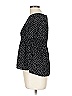 Urban Romantics 100% Polyester Polka Dots Black Short Sleeve Blouse Size L - photo 5