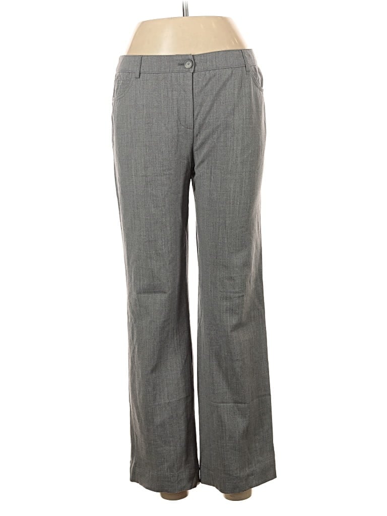Pre-owned Akris Dress Pants In Gray
