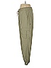 Mila 100% Nylon Solid Green Cargo Pants Size L - photo 5