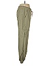 Mila 100% Nylon Solid Green Cargo Pants Size L - photo 4