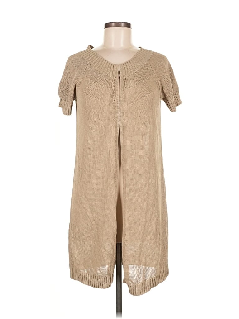 Pre-owned Dana Buchman Cardigan Sweater In Brown