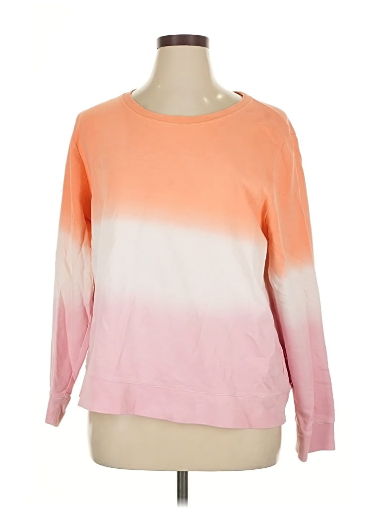 Pre-owned J.crew Factory Store Sweatshirt In Orange