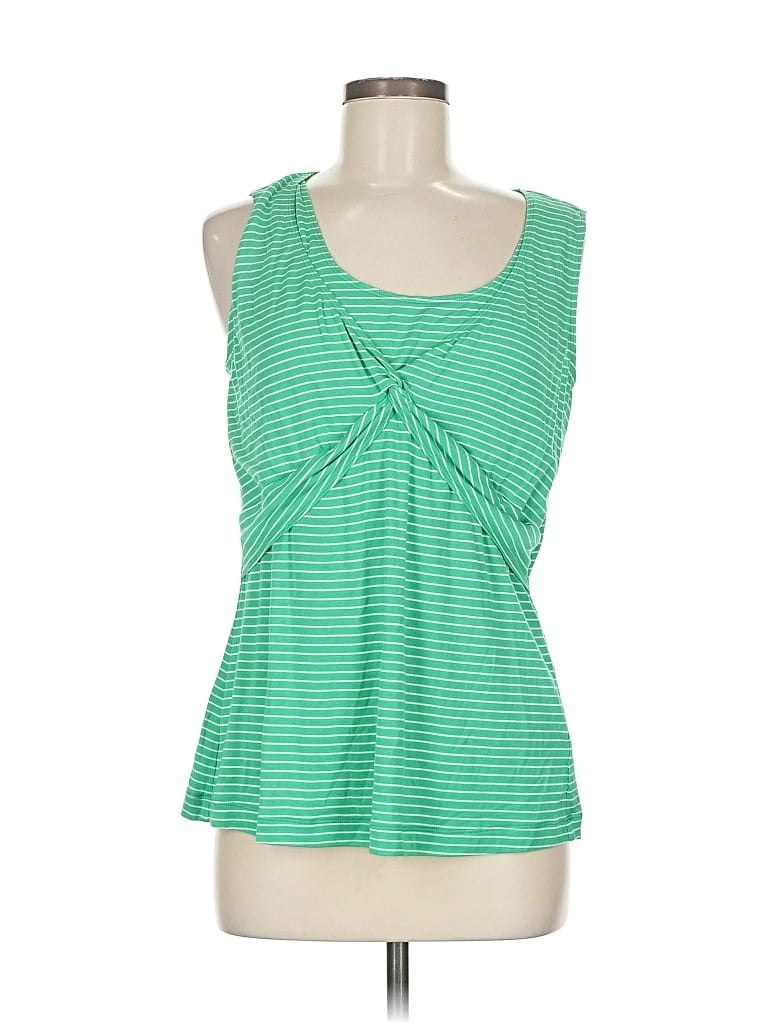 Pre-owned Cabi Sleeveless T-shirt In Green