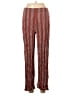 Audrey 3+1 Stripes Red Casual Pants Size L - photo 1