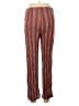 Audrey 3+1 Stripes Red Casual Pants Size L - photo 2
