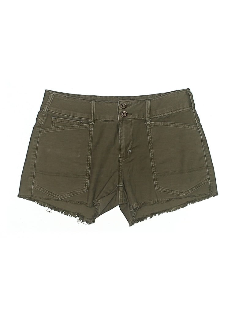 Pre-owned Pilcro Khaki Shorts In Green