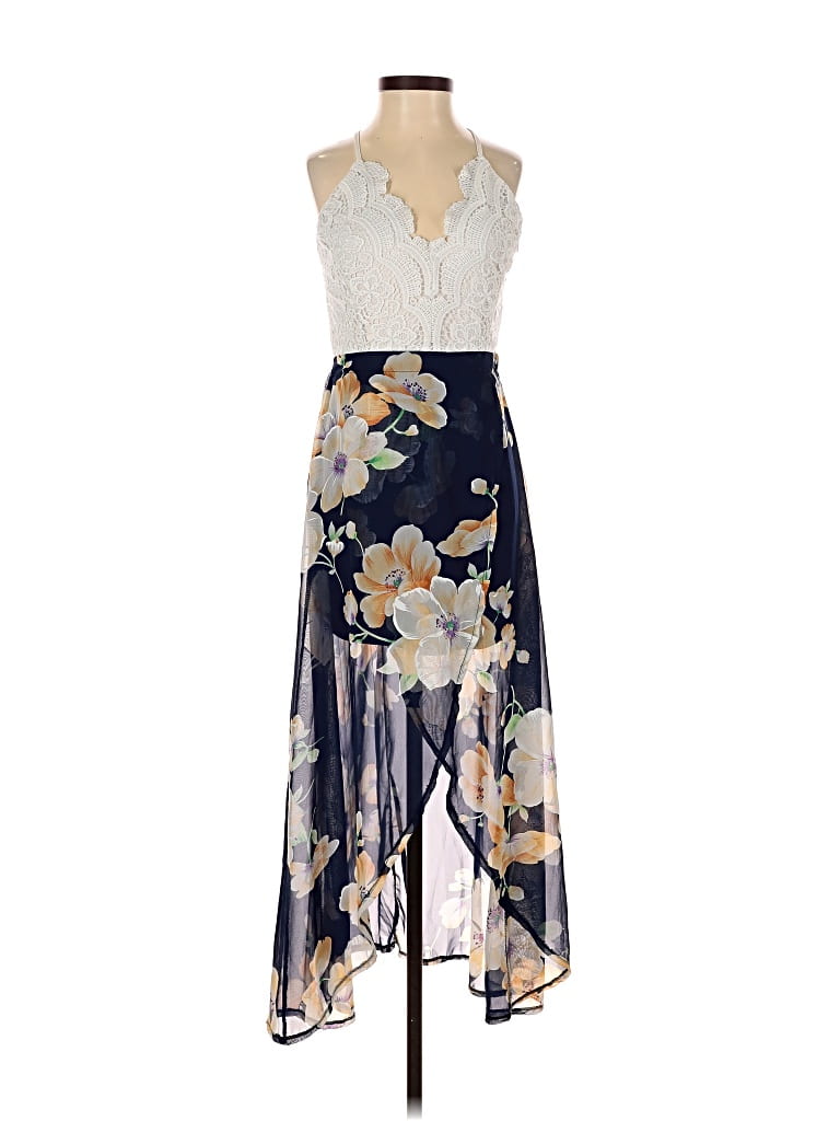 Pre-owned Unbranded Cocktail Dress In Blue