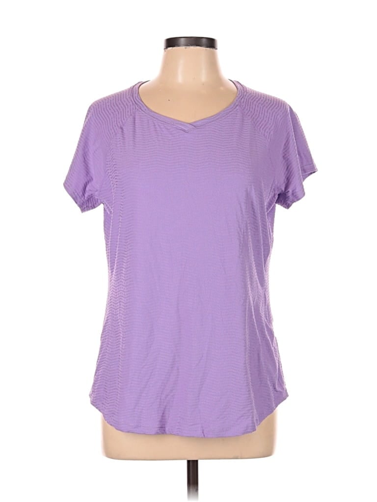 Pre-owned Kirkland Signature Active T-shirt In Purple
