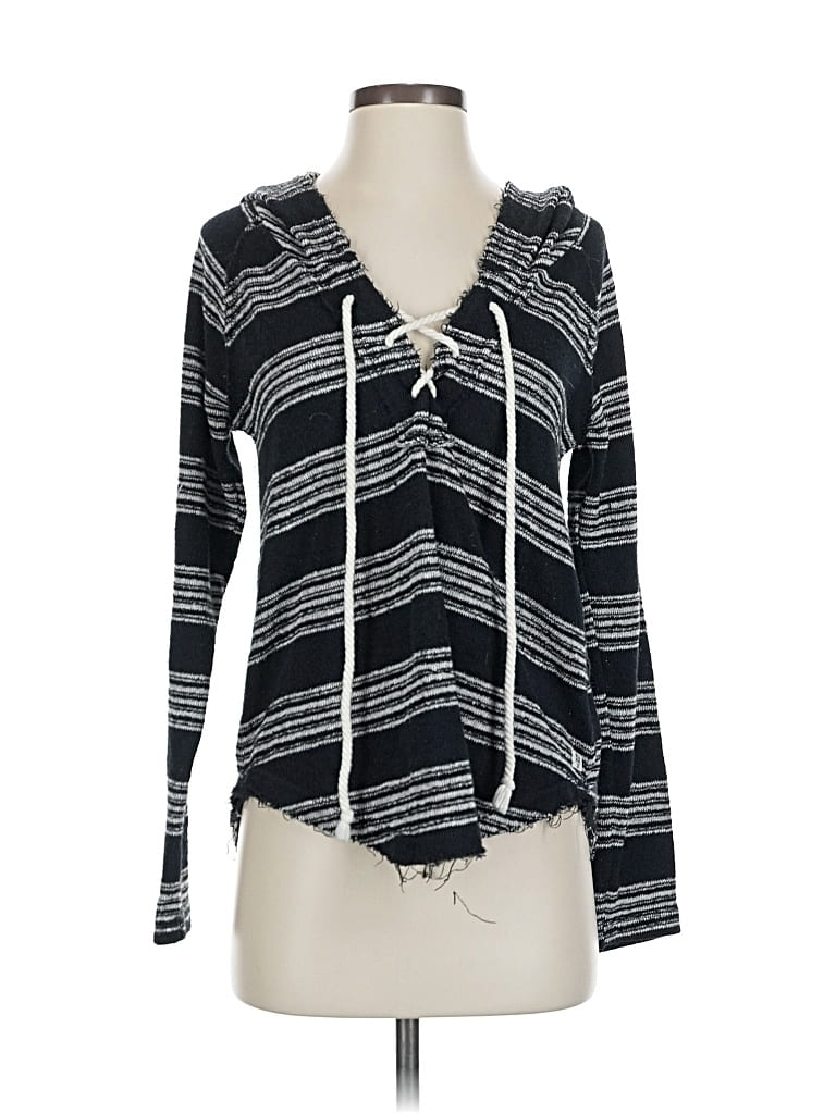 Pre-owned Billabong Cardigan Sweater In Black