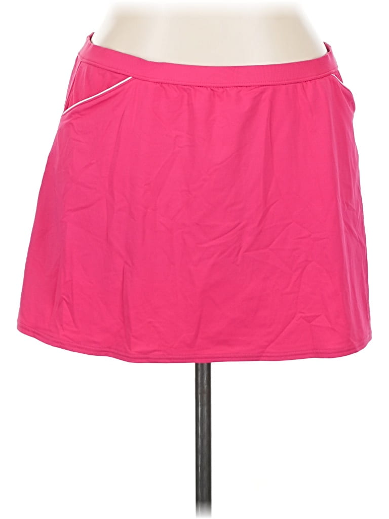 Pre-owned Lands' End Casual Skirt In Pink