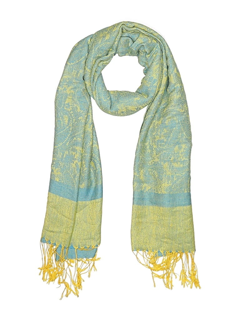 Pre-owned Unbranded Scarf In Yellow