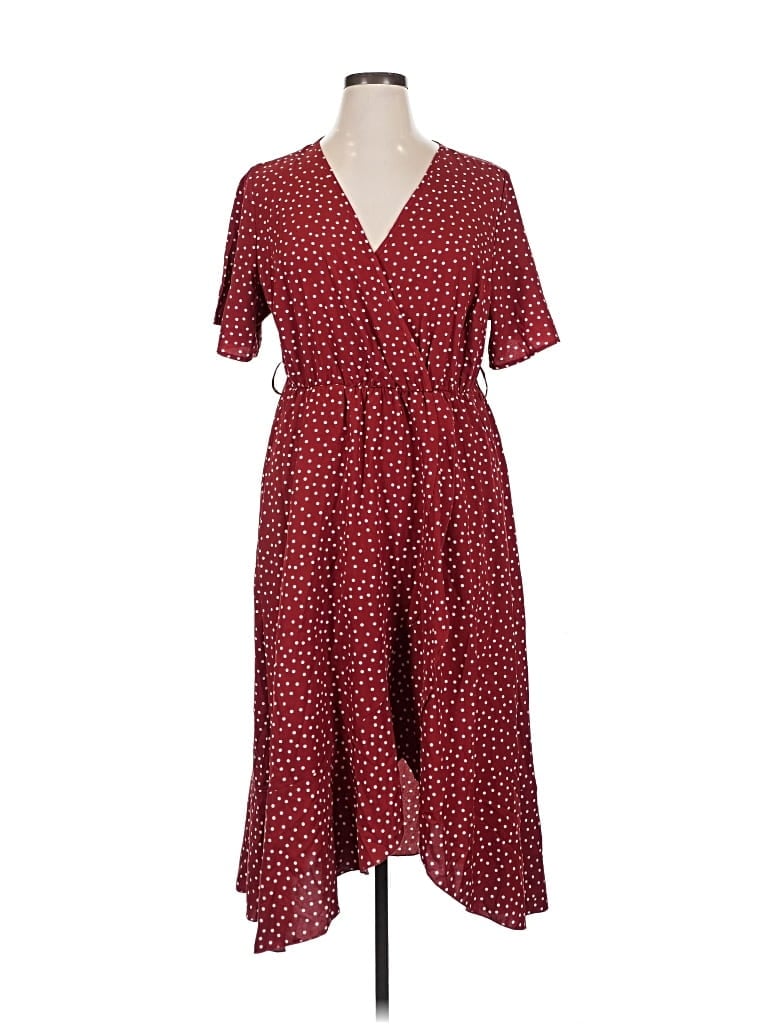 Pre-owned Bloomchic Casual Dress In Red