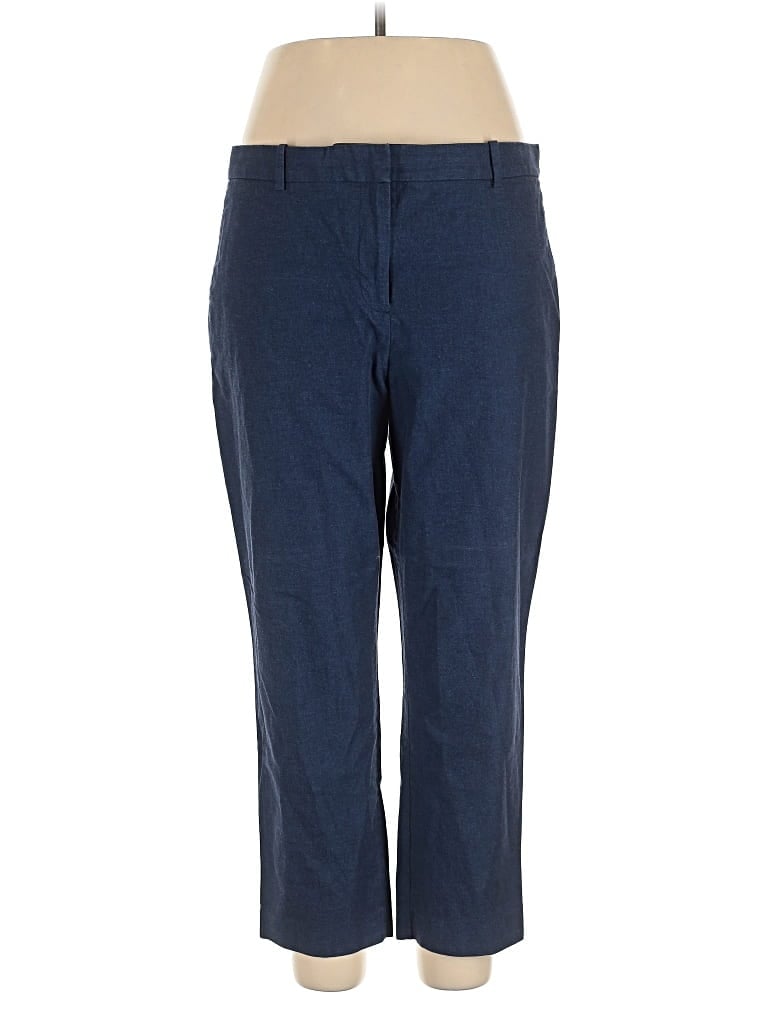 Pre-owned Ann Taylor Casual Pants In Blue