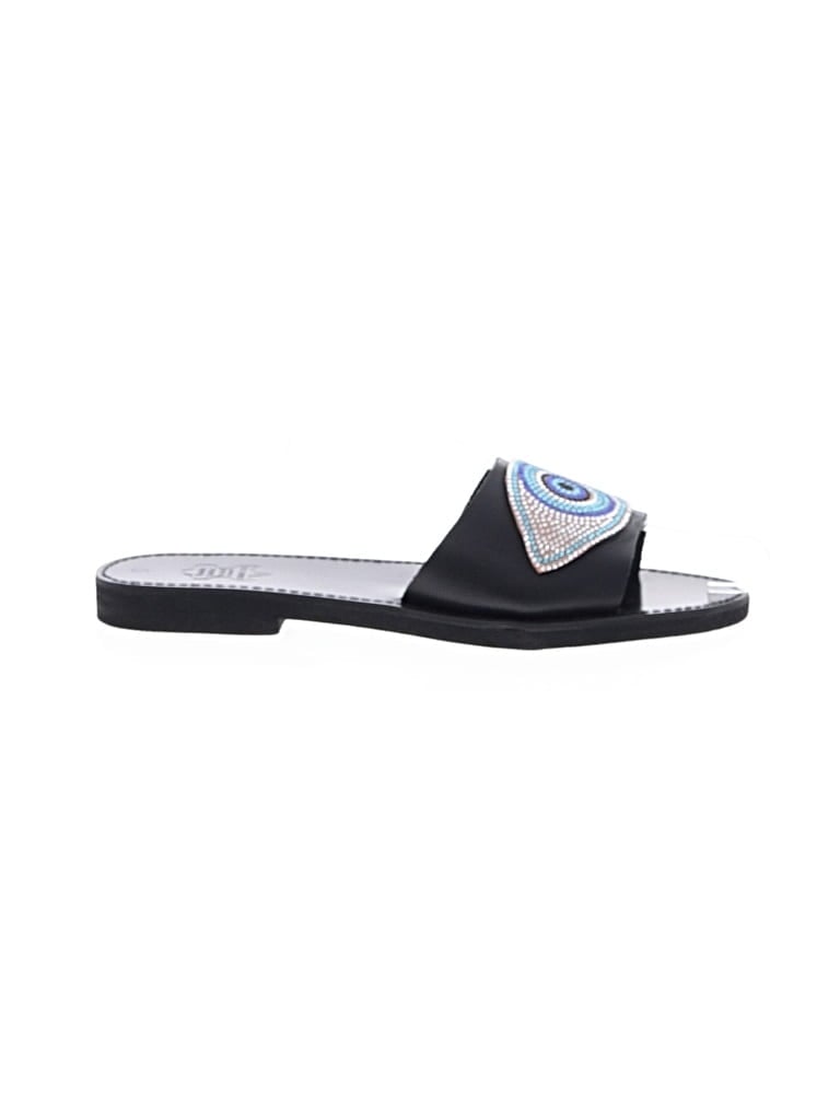 Pre-owned Unbranded Sandals In Black