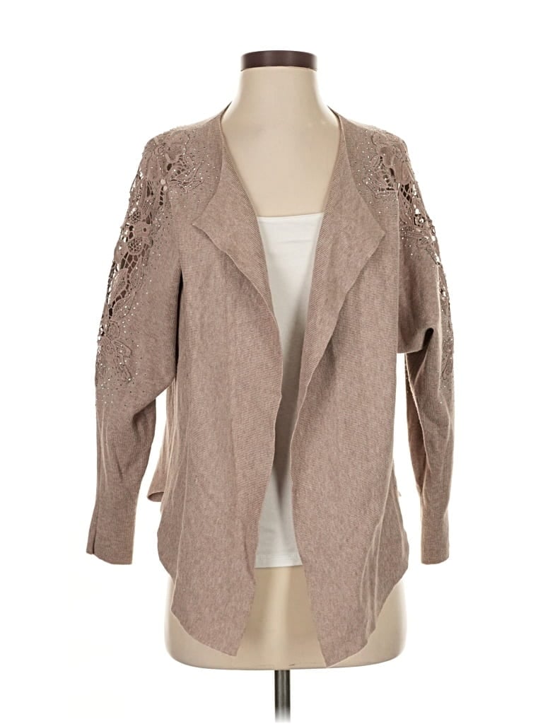 Pre-owned Liv Milano Cardigan Sweater In Brown