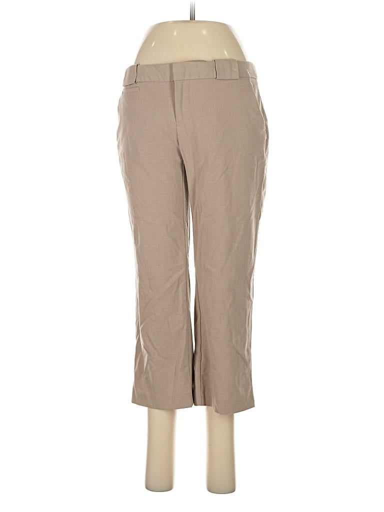 Pre-owned Daisy Fuentes Khaki Pant In Brown
