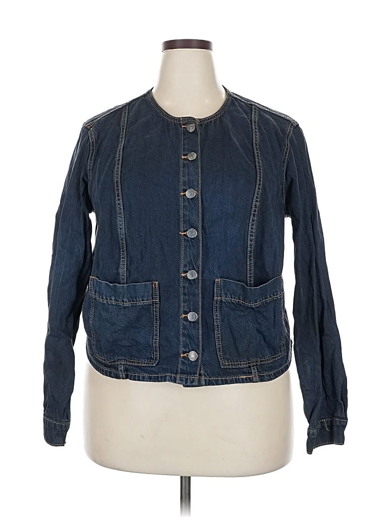 Pre-owned Ava & Viv Denim Jacket In Blue