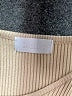 Isalis Solid Tan Casual Dress Size L - photo 7