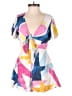 Lulus 100% Rayon Color Block Pink Romper Size XS - photo 1