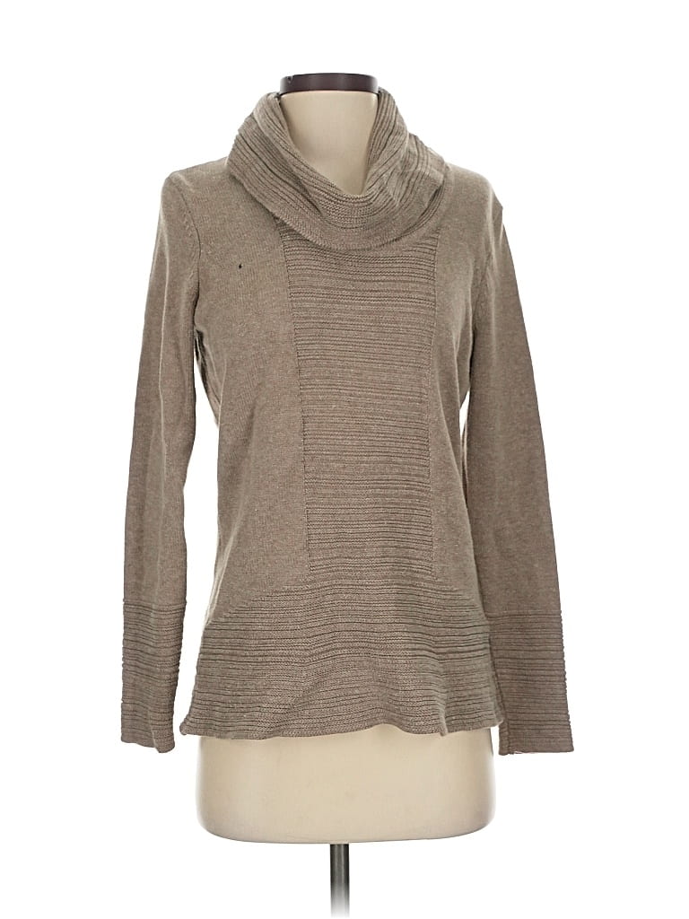 Pre-owned Calvin Klein Long Sleeve T-shirt In Brown