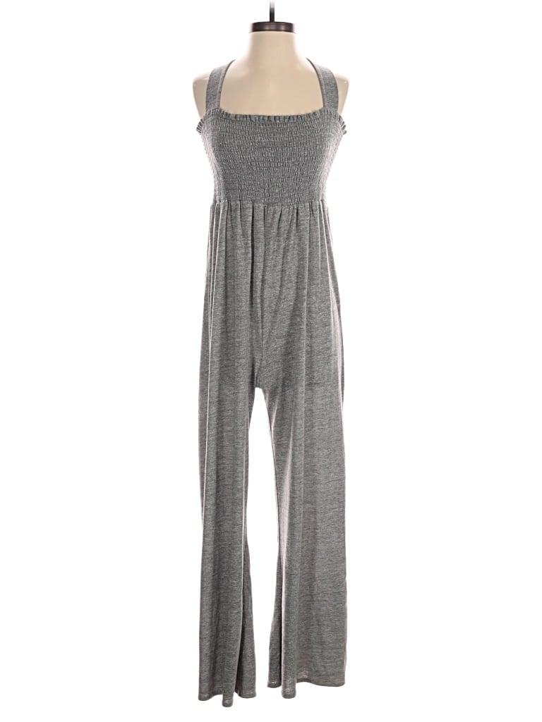 Pre-owned Chaser Jumpsuit In Gray