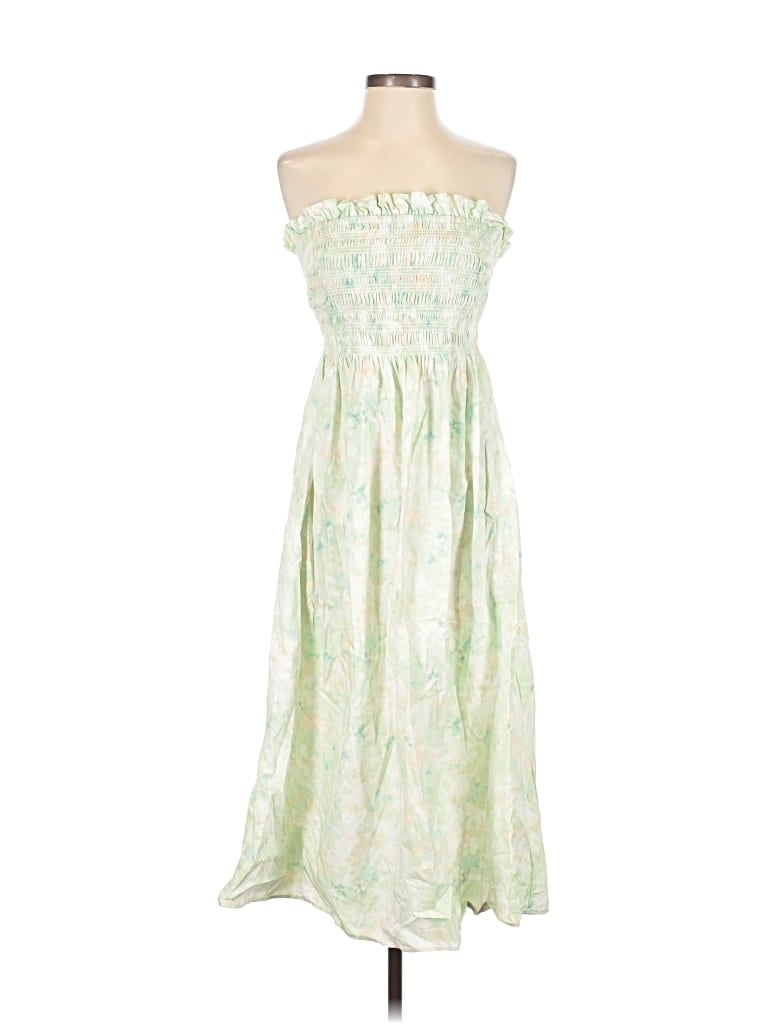 Pre-owned H&m Casual Dress In Green