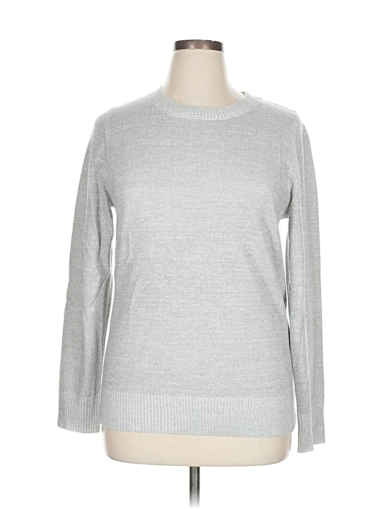Pre-owned Unbranded Pullover Sweater In Silver