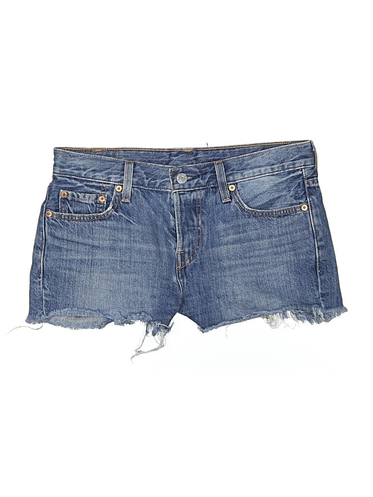 Click to view more detailed imagery on our partner's website Pre-owned Levi Strauss Signature Denim Shorts In Blue