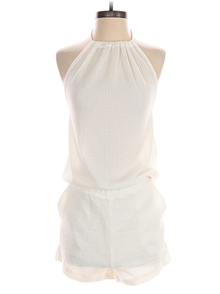Pre-owned Endless Rose Romper In White