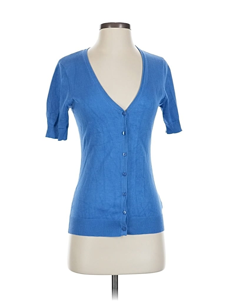 Pre-owned Downeast Cardigan Sweater In Blue