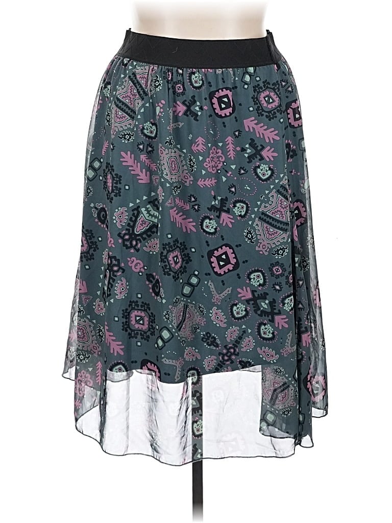 Pre-owned Lularoe Casual Skirt In Blue