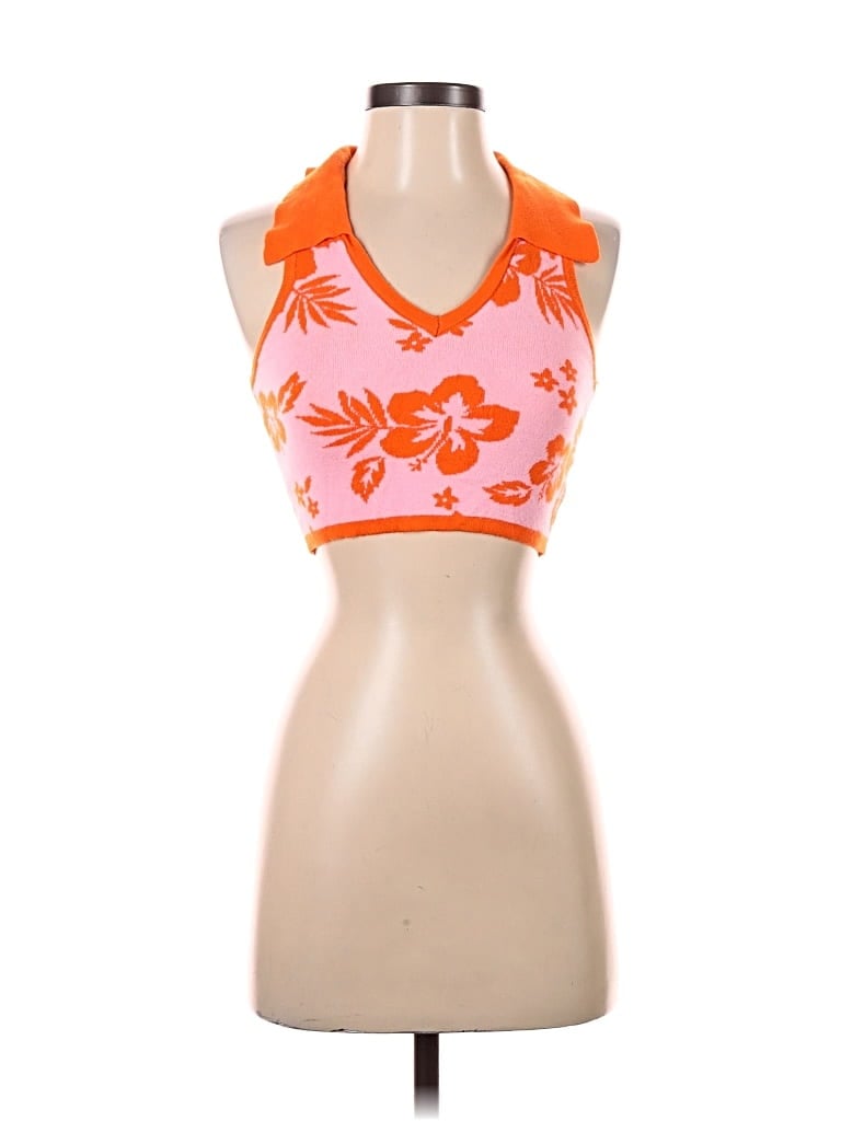 Pre-owned Wild Fable Cardigan Sweater In Orange