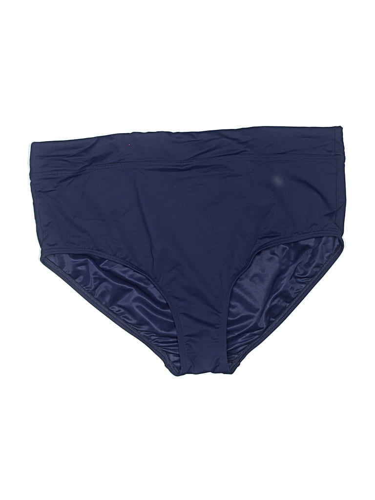 Pre-owned Lands' End Swimsuit Bottoms In Blue