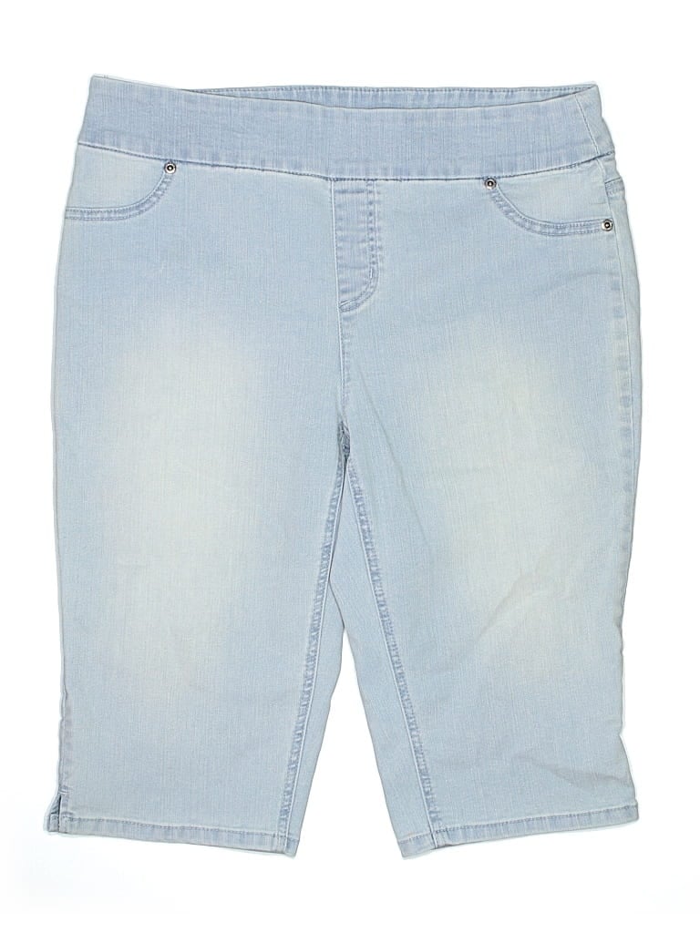 Pre-owned Chico's Denim Shorts In Blue