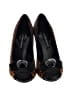 Claudia Ciuti Animal Print Brown Heels Size 6 1/2 - photo 2