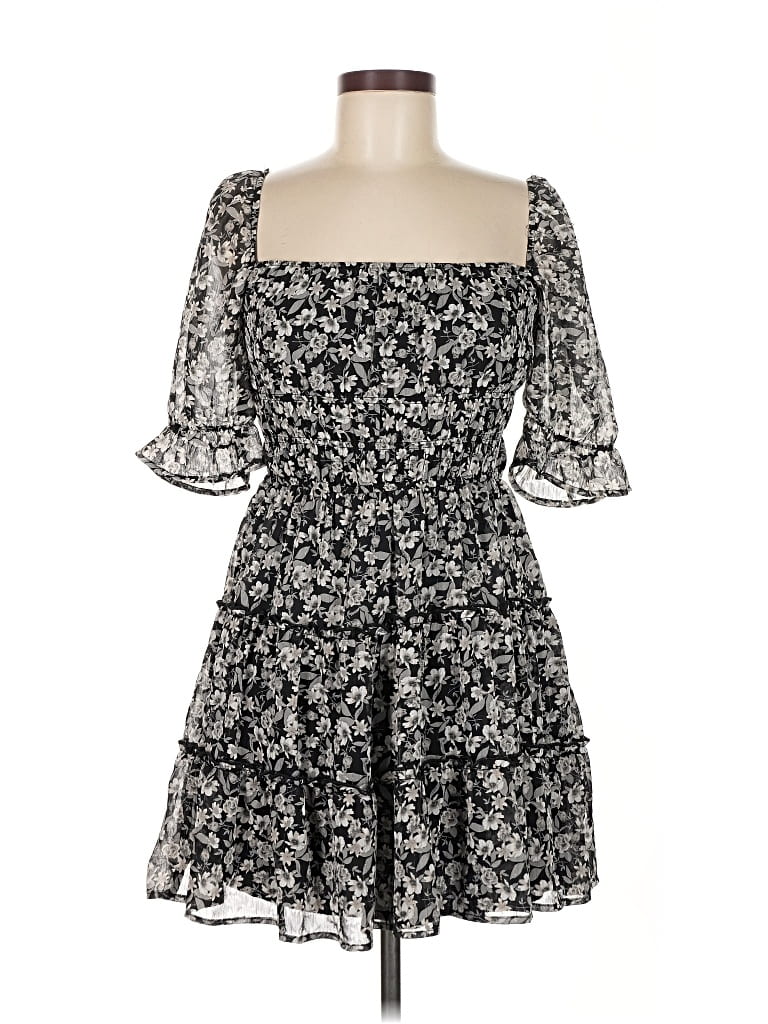 Pre-owned Altar'd State Casual Dress In Black