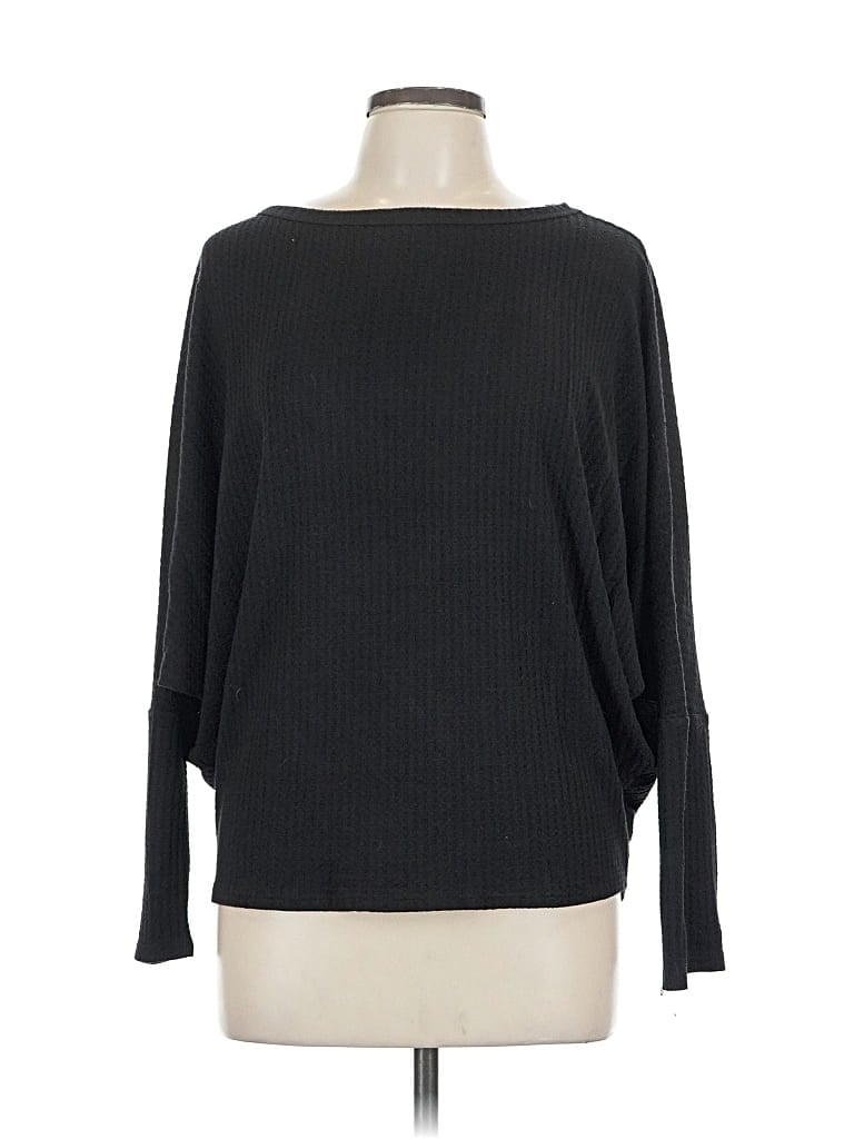 Pre-owned W. By Wantable 3/4 Sleeve T-shirt In Black