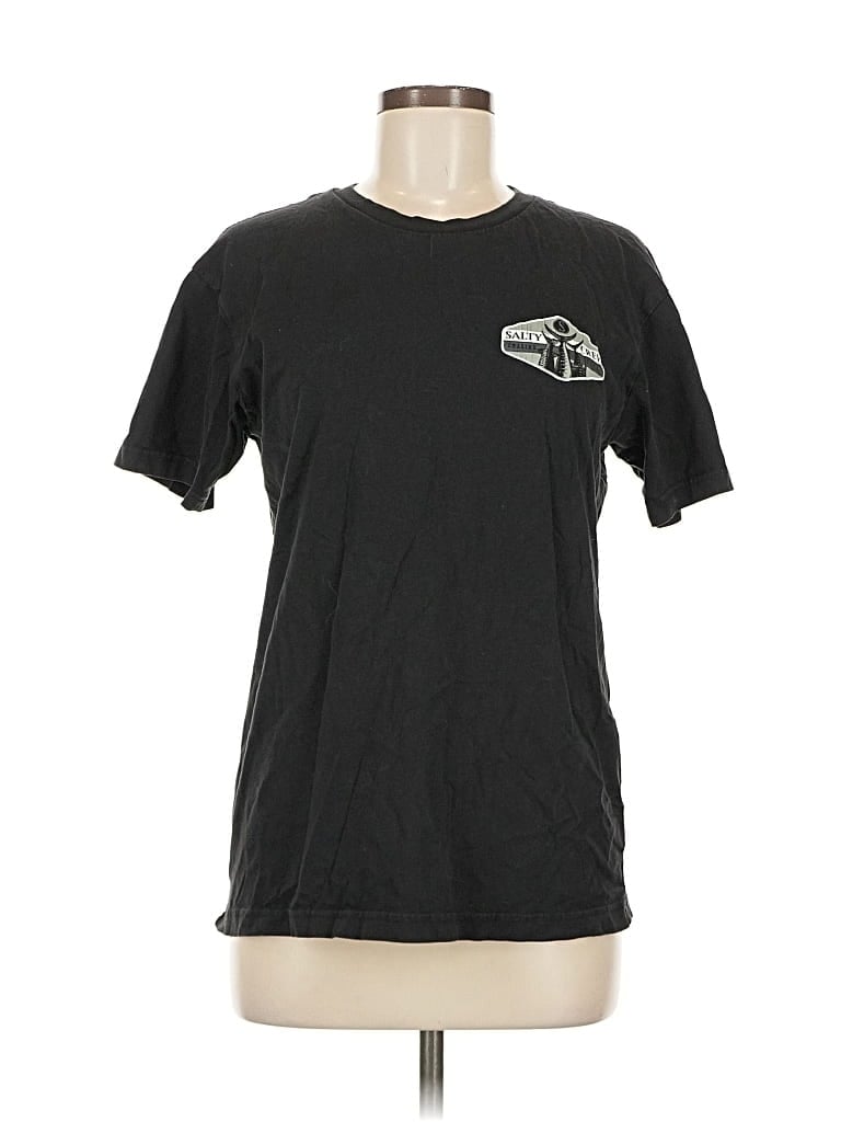 Pre-owned Salty Crew Short Sleeve T-shirt In Black