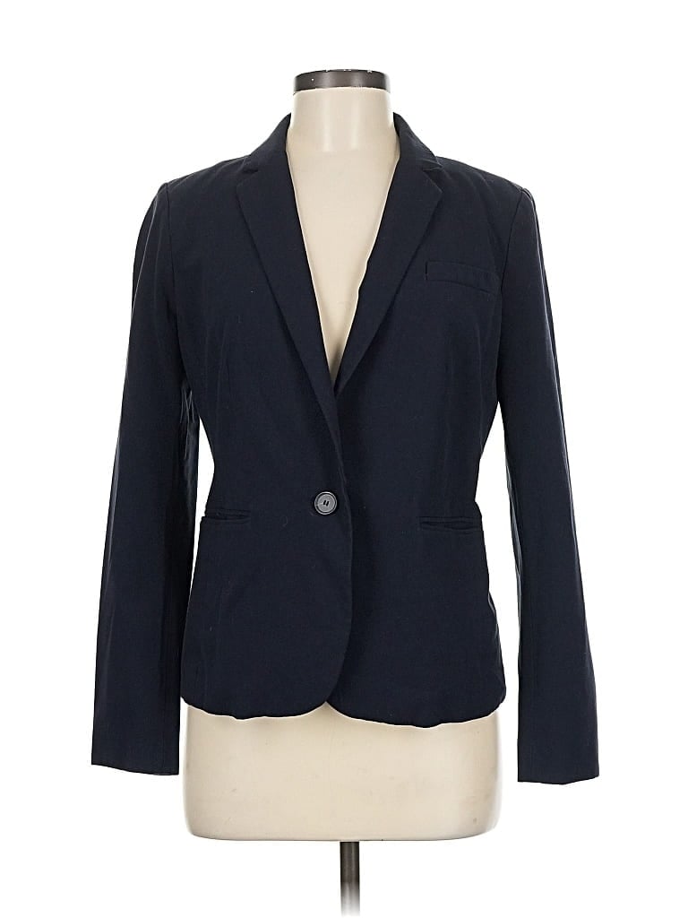 Pre-owned Ann Taylor Blazer Jacket In Blue
