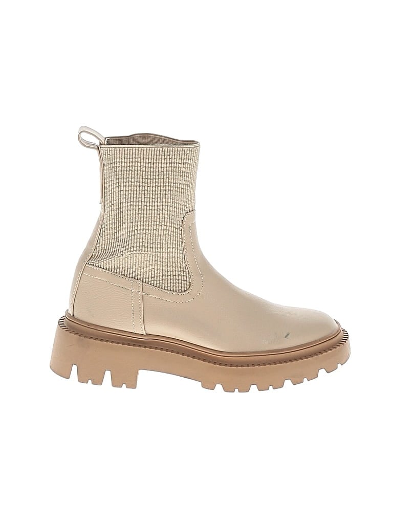 Pre-owned Mng Ankle Boots In Brown