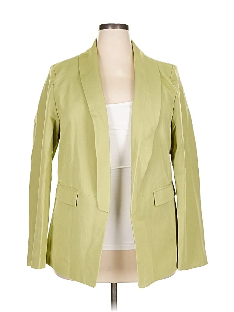Pre-owned Unbranded Blazer Jacket In Green