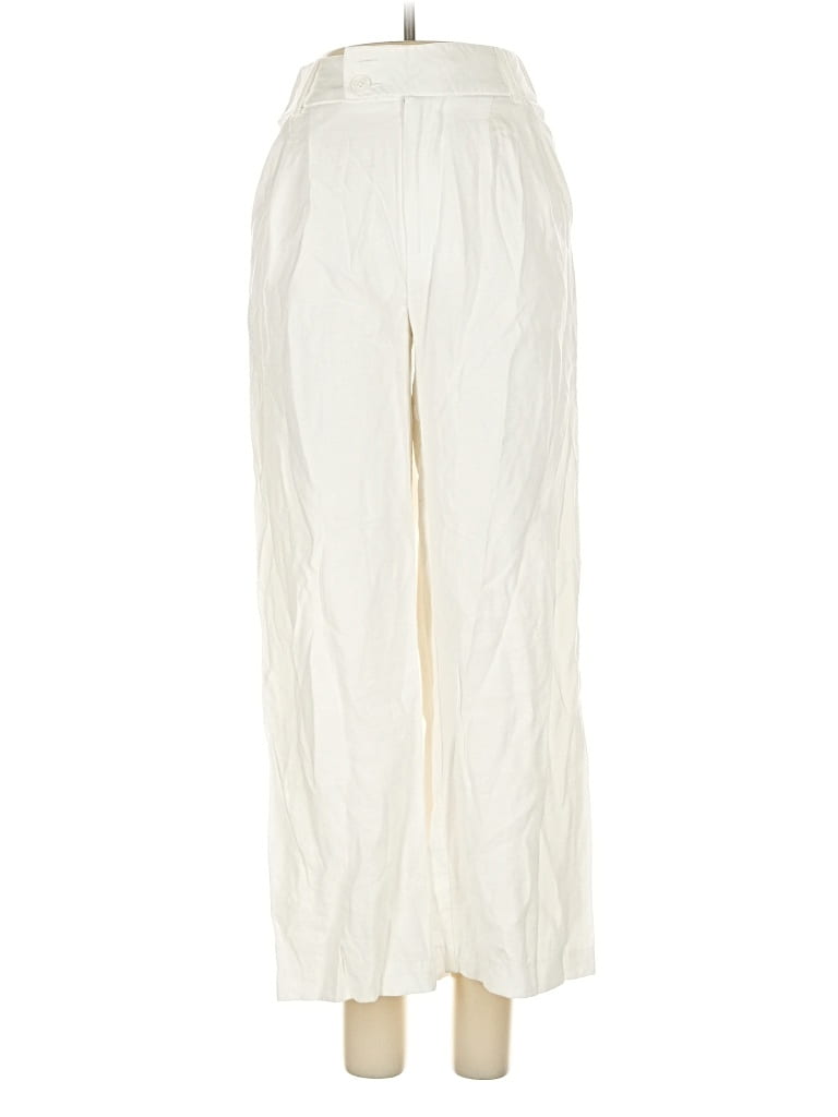 Pre-owned Stradivarius Casual Pants In White