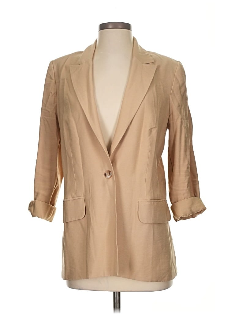 Pre-owned Wayf Blazer Jacket In Brown