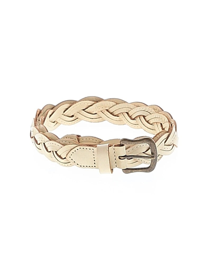 Pre-owned Unbranded Belt In White