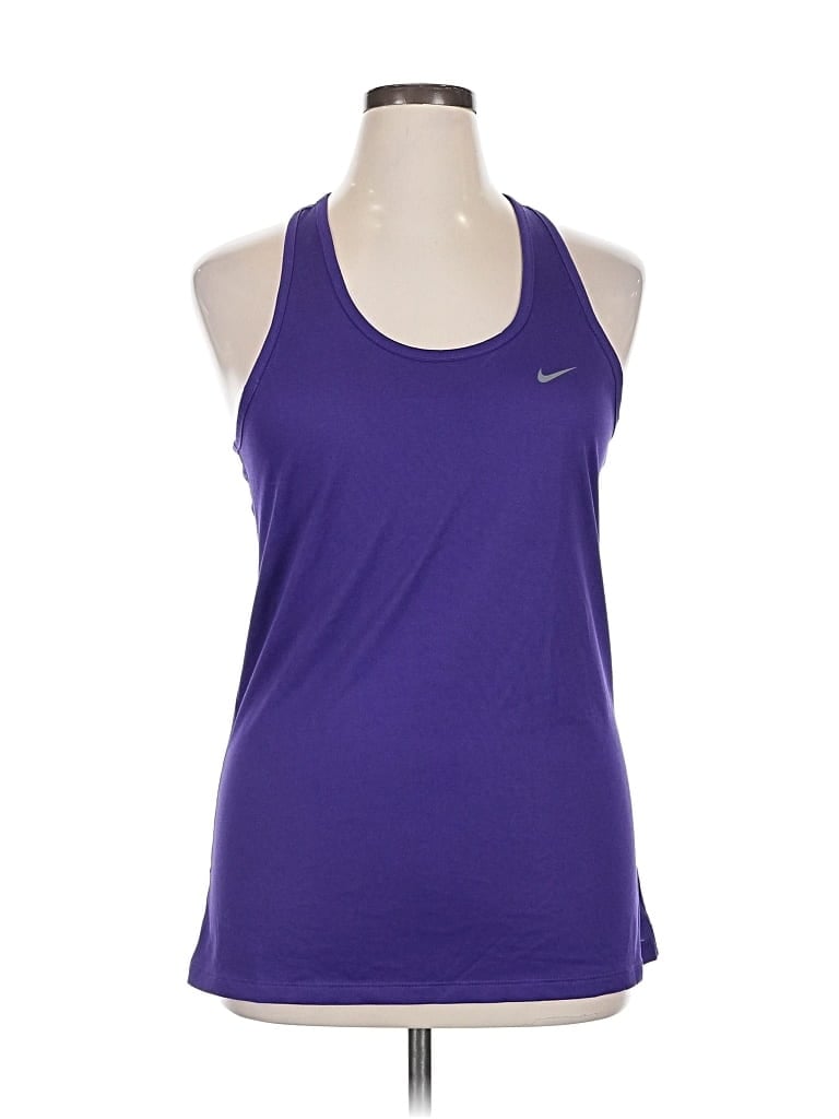 Pre-owned Nike Active Tank Top In Purple
