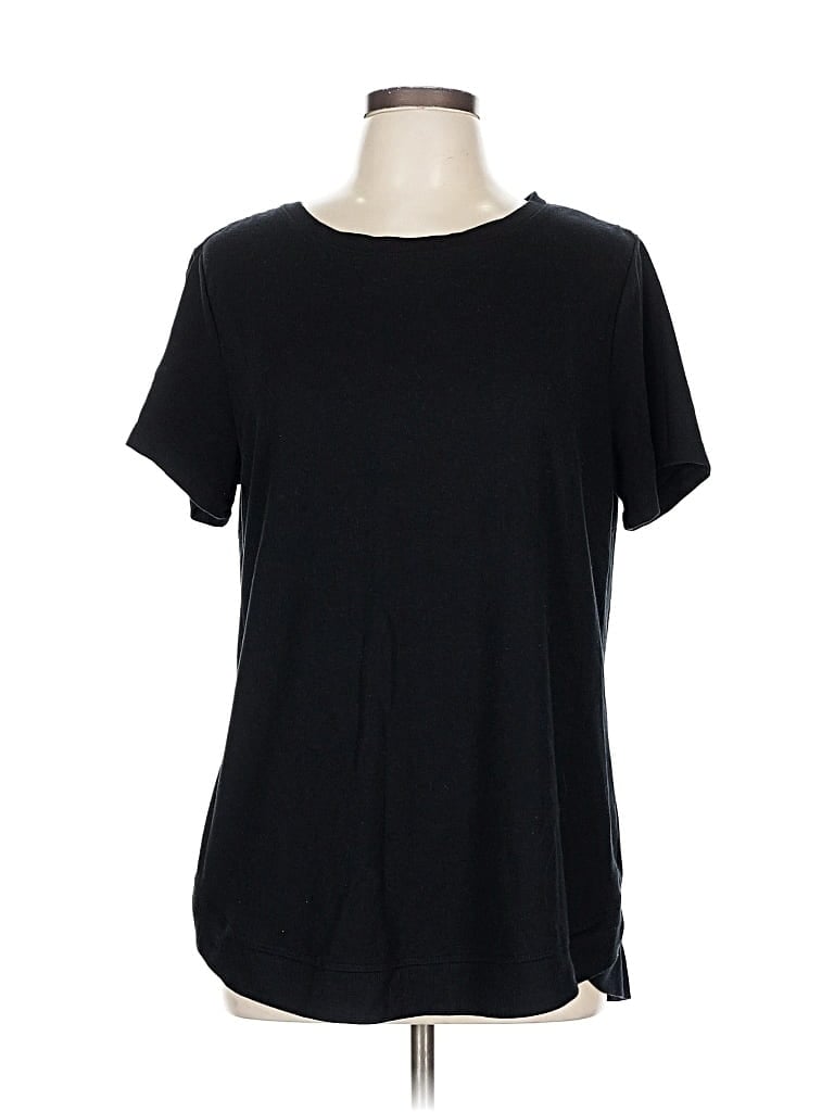 Pre-owned Danskin Short Sleeve T-shirt In Black